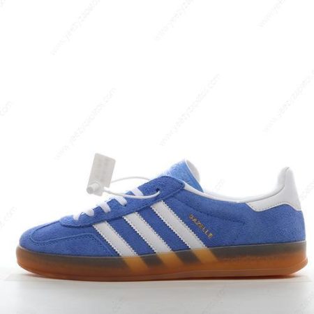 Adidas Gazelle Indoor ‘Azul Blanco Oro’ Zapatos Barato HQ8717